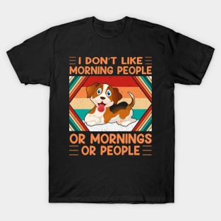 I don't like morning people or mornings or people (vol-10) T-Shirt